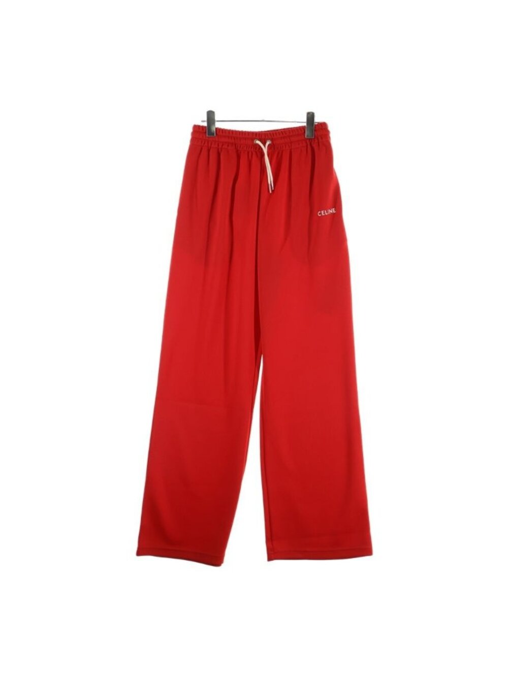 Celine Flared Jogging Pants in Double Face Jersey Flare Side Line
